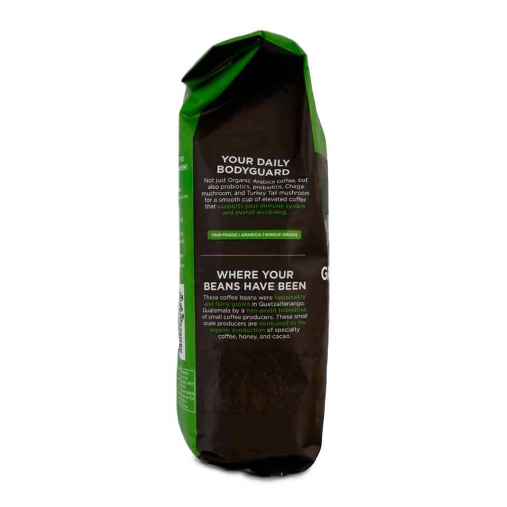 Este café es fácil de digerir ya que aparte de tener chaga y cola de pavo, Yacón Peruana para alimentar a los billones de probióticos UFC resistentes al calor.