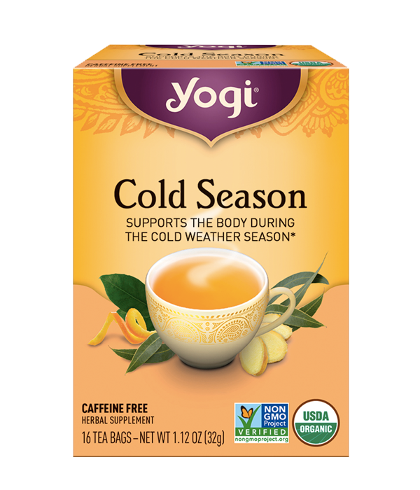 Yogi Tea, Cold Season - Té Orgánico Cardamomo y Jengibre