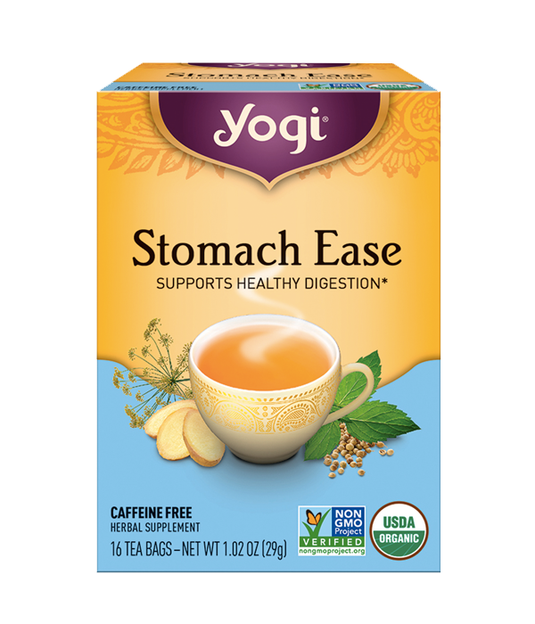 Yogi Tea, Stomach Ease - Té Orgánico Regaliz y Cardamomo